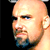 A 2x2 contact sheet of a pixelated animated icon featuring a bald man with facial hair and the text "CoolBuddy.com" on a blue background in one frame, displayed against a gray transparency background.