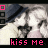 Animated contact sheet showing three frames of a cartoon dog with pink text 'kiss me' on black bars, featuring pixelated animation and colored square indicators.