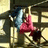 A pixelated image shows a person in red clothing climbing on stone structures with green background text reading "<33 i climb like the dickens! <33".