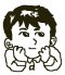 Black-and-white cartoon character with short dark hair, hands near cheeks in a pensive pose across four showing subtle expression changes