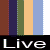 25 pixelated facial expressions with a 'Hi!' label and 'Live' banner, showing varied emotions and props like hearts and hand gestures
