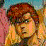 Nine pixelated character portraits arranged in a , each with distinct hairstyles and clothing, rendered in a retro 1990s digital art style with limited color palettes