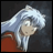 A 48x48 pixel buddy icon featuring a character with silver hair and red clothing on the left, paired with "Anime IM" text in white pixelated font on black background to the right.