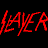 A 4-frame contact sheet of a pixelated animated icon featuring red and white text on black background with "Slayer" branding, "Still Reigning" subtitle, and DVD release date announcement.