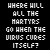 Pixelated text on black background with one word highlighted in red, arranged in two identical