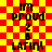 A red and yellow checkered background with black text reading "im proud 2 B LATIN!" in a pixelated font, displayed twice side-by-side.