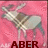 Pixelated icon of a light-colored mechanical object on pink background with red text labels changing across frames.