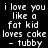 Pixelated text on four distinct background colors: black, dark blue, bright blue, and medium blue.