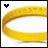 A golden ring with partial text on its surface, featuring a black pixelated heart icon that changes from solid to outlined in