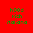 Green pixelated text 'hood', 'rich', and 'italiana' arranged in three on a red background, with white rectangular overlays shifting positions across frames