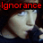 six identical anime-style character with red text overlays forming the phrase "Ignorance is your best friend new"