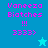 Pixelated text 'Vanezza Biatches !!! 333>' in bright pink on blue background with a small star icon.