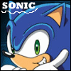 Four-frame contact sheet of Sonic the Hedgehog animation frames with