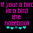 Pixelated pink text on black background with cyan plus symbols, two identical side-by-side versions of the same phrase.
