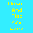 Pixelated text and symbols on cyan background with purple highlight bars, showing animated state changes in a of repeated elements