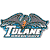 Pixelated icon of a stylized animal head with blue and gray tones, featuring an orange accent on the face and white teeth-like shapes below.