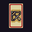 Pixel art scene with six distinct icons above a game showing two characters labeled P2 and C4