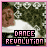 Animated contact sheet of a pixelated character dancing with "DANCE REVOLUTION" text across five frames in a 3x2 grid layout.