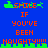 Pixelated blue background with green and orange text reading "SMILE IF YOU'VE BEEN NAUGHTY!!!!!" in two identical horizontal sections.