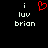 Pixelated text and a red heart symbol on black background, with identical left and right sections.