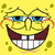 Yellow cartoon character with blue eyes and brown cheeks displays multiple facial expressions on a yellow background with green spots.