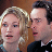 Static 48x48 pixel icon showing two human faces in close proximity with a brown background, rendered at low resolution with visible pixelation and dithering effects.