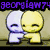 Two pixelated figures embrace under purple text, with a heart symbol and 'hugs' text nearby.