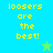 Pixelated text 'loosers are the best!' in yellow on cyan and green backgrounds with a small star icon.