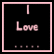 Two side-by-side pixelated frames from an animated AIM buddy icon showing text on contrasting backgrounds with a pink border.