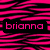 Pixelated pink and black striped background with two black rectangular text boxes containing pink lowercase text.