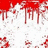 Red splatter patterns on a white background with two lines of black text reading "We are ONE." and "We are NO-ONE.".