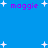 Blue background with white star shapes and purple text reading 'maggie' in four locations.