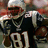 Pixelated image of a football player in uniform with red text reading 'This is FUTURE me!!!!' on the right side.