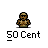 A 4x3 contact sheet of pixel art icons featuring a cartoon character with brown skin and military attire, each labeled "50 Cent" below the figure against a gray background.