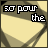 Animated sequence of a champagne glass with text 'so pour the' and 'champagne' in pixelated font, showing subtle color shifts across frames.