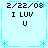 Pixelated light blue background with cyan decorative borders and repeated text elements in black.