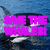 Animated orca whale breaching water with bold pink text overlay reading "SAVE THE WHALES!" in pixelated font.