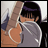 A 48x48 pixel buddy icon featuring a split composition with an anime character on the left and text on the right, displayed as part of a contact sheet.