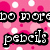 Pink polka-dot background with black-outlined white text reading 'do more teachers pencils books dirty the day is books finally lets have' in a pixelated font.