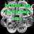 A static image with a silver, abstract, flower-like shape on black background and green text reading "breaking benjamin is... the greatest band ... n the whole WORLD!".