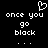 Pixelated white text on black background with heart symbol above, showing identical static frames side-by-side.