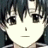 A pixelated anime-style character face on the left with dark hair and large eyes, next to a black background with white text "Anime IM" and stylized "COM" below it.