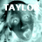 A static image of a person with the name 'TAYLOR' overlaid in white text, featuring a teal and black color scheme.