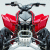 Pixelated image of a motorcycle with red fenders, black frame, and silver headlight against light gray background.