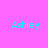 Four quadrants display the name 'Ashley' in cyan text against solid backgrounds: top-left pink, top-right gray, bottom-left green, bottom-right brown.