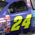 Animated contact sheet of a NASCAR race car icon with multiple frames showing motion effects and color variations.