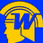 Blue background with yellow profile silhouette and large blue 'W' over it, yellow section with blue 'GO', yellow section with blue 'WAYZATA', gray section.