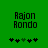 Green background with black pixelated text 'Rajon Rondo' and five black-and-green pixelated symbols below, two versions of the symbol sequence displayed side-by-side.