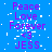 Blue background with purple text reading Peace Love Forever <3 JESS repeated in a pattern, with white pixelation effects on the text