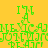 Four quadrants display green pixelated text on colored backgrounds with visible animation distortion effects.
